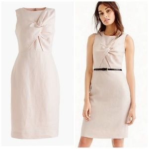 JCrew Knot Linen Dress